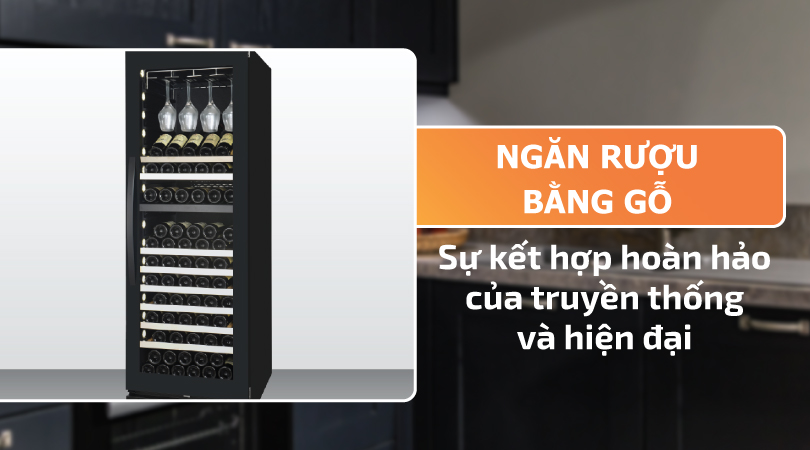 Tủ bảo quản rượu vang Malloca MWC-180BG Ngăn rượu